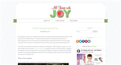 Desktop Screenshot of allthingswithjoy.com